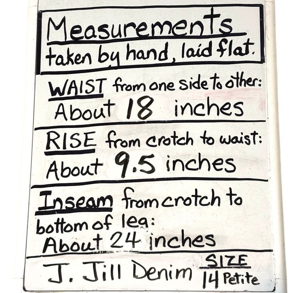 J. Jill Denim 14 Petite embroidered flowers Authentic Fit slim ankle jeans - Picture 11 of 11